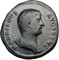 Hadrian authentic ancient roman coin