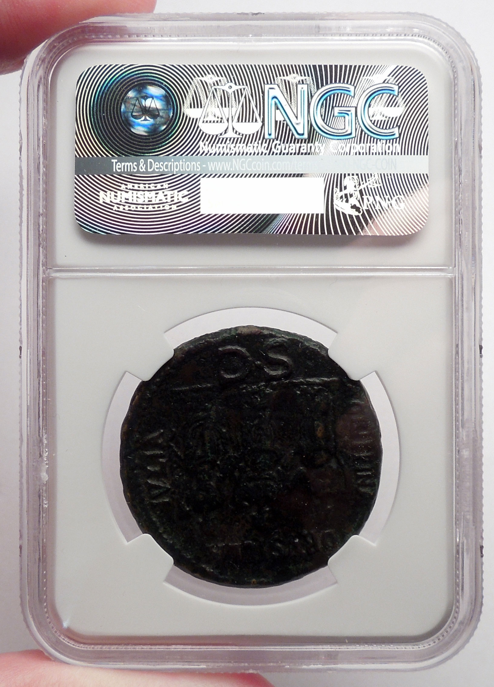 Caligula 3 Sisters Sestertius Drusilla Agrippina Ngc Certified Roman 