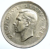 1952 SOUTH AFRICA George VI 300th Cape Town SHIP Silver 5