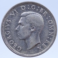 1944 Great Britain SILVER SHILLING UK United Kingdom George VI