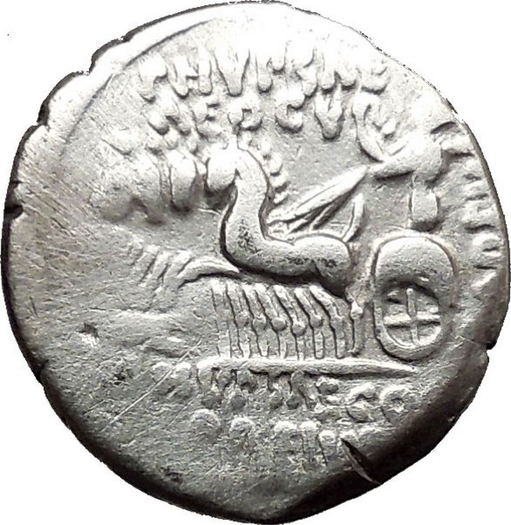 Roman Republic Scaurus Aretas w Camel 58BC Ancient Silver Coin Horse ...
