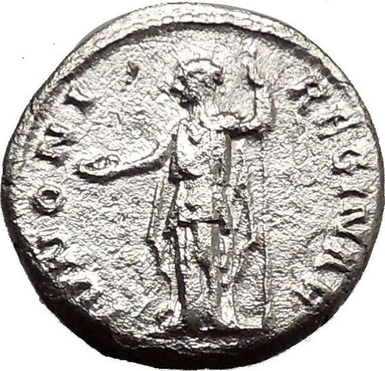 SABINA Hadrians Wife 117AD Silver Roman Coin JUNO rare  