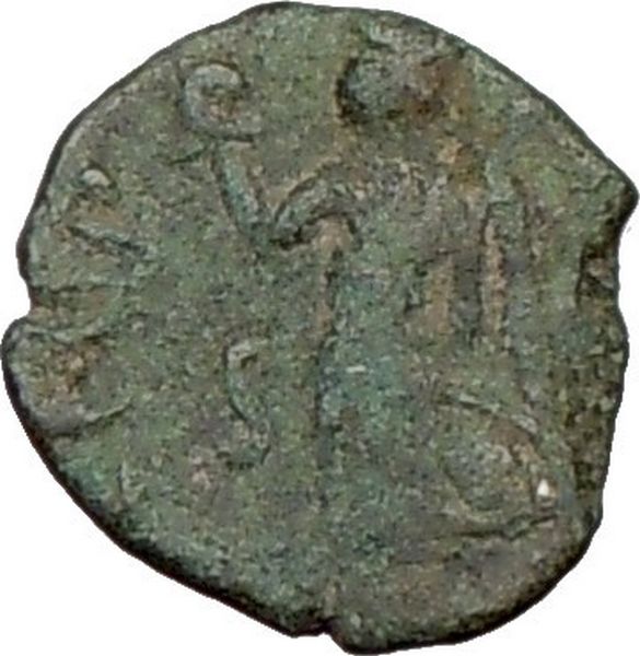 Avitus 455AD Rare Western Rome Genuine Authentic Ancient Roman Coin 