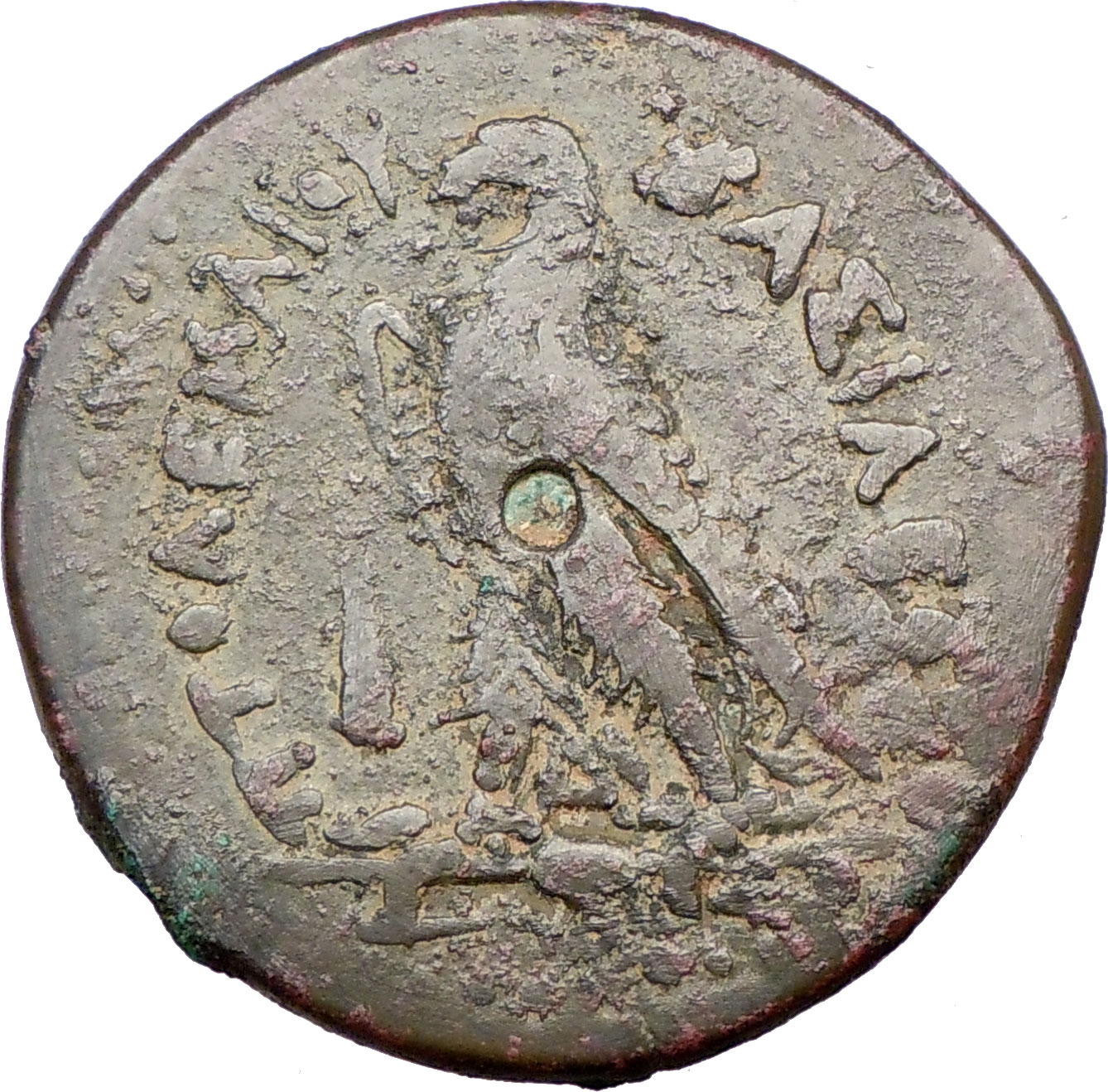 PTOLEMY IV Huge 41mm Greek Egyptian King Rare Ancient Coin Zeus EAGLE ...