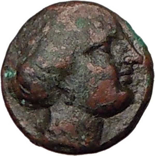   Kremaste in Thessaly 302BC Nymph & Harpa Authentic Ancient Greek Coin