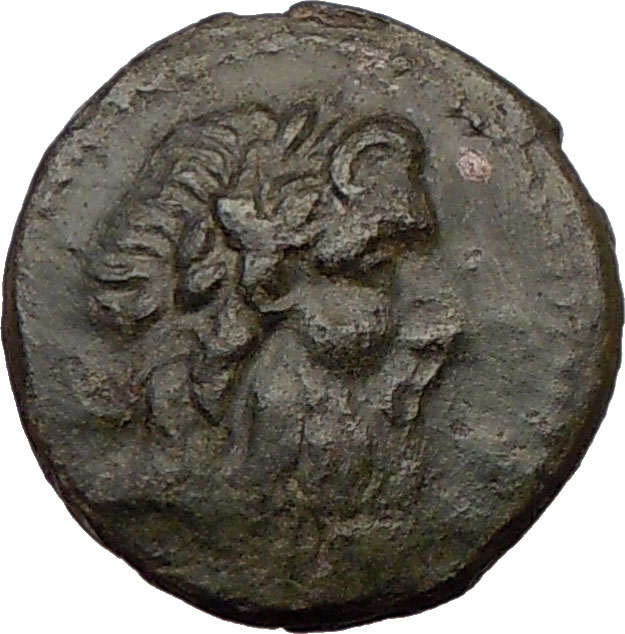 Amphipolis Macedonia 187BC Ancient Greek Coin ZEUS GOAT BATTLE Rare ...