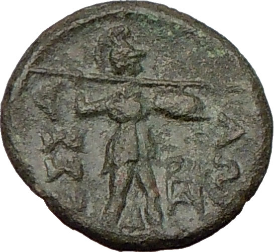 Thessalian League Larissa Greek Coin Athena Apollo