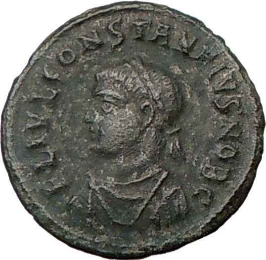 Constantius II 337AD Authentic Genuine Ancient Roman Coin Camp Gate