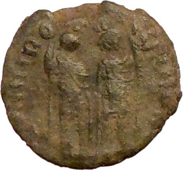 HONORIUS 406AD Authentic Ancient Roman Coin Two soldiers i22764 | eBay