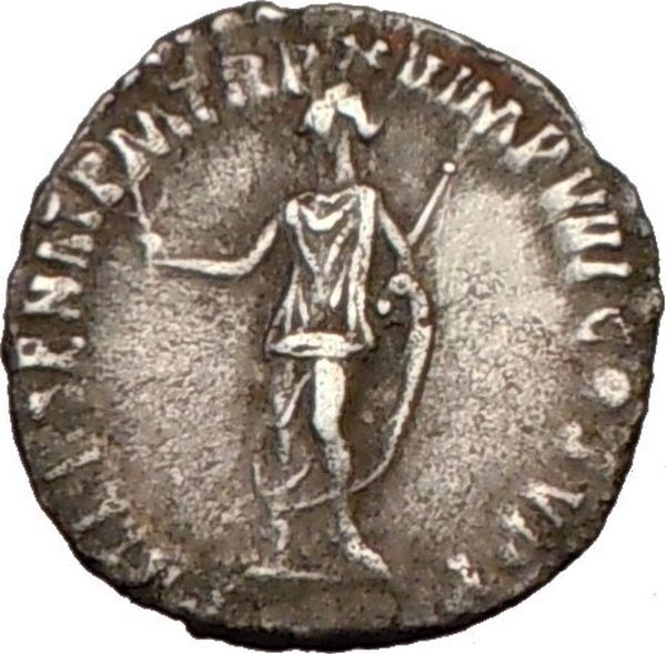 COMMODUS 186AD Silver Rare Ancient Roman Coin Commodus w eagle-tipped ...