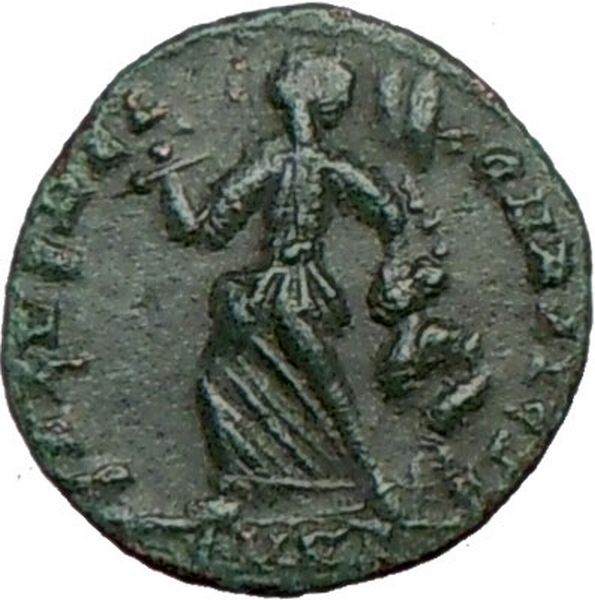 Arcadius 383AD Genuine Authentic Ancient Roman Coin Victory