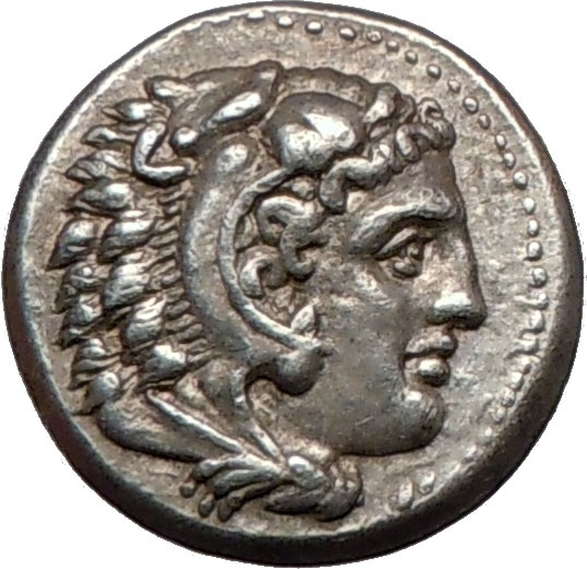 ALEXANDER III the GREAT Hercules & Zeus 325BC Miletos Ancient Silver ...