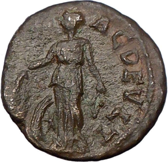 Tranquillina 238AD Deultum in Thrace NEMESIS Genuine Ancient Roman 