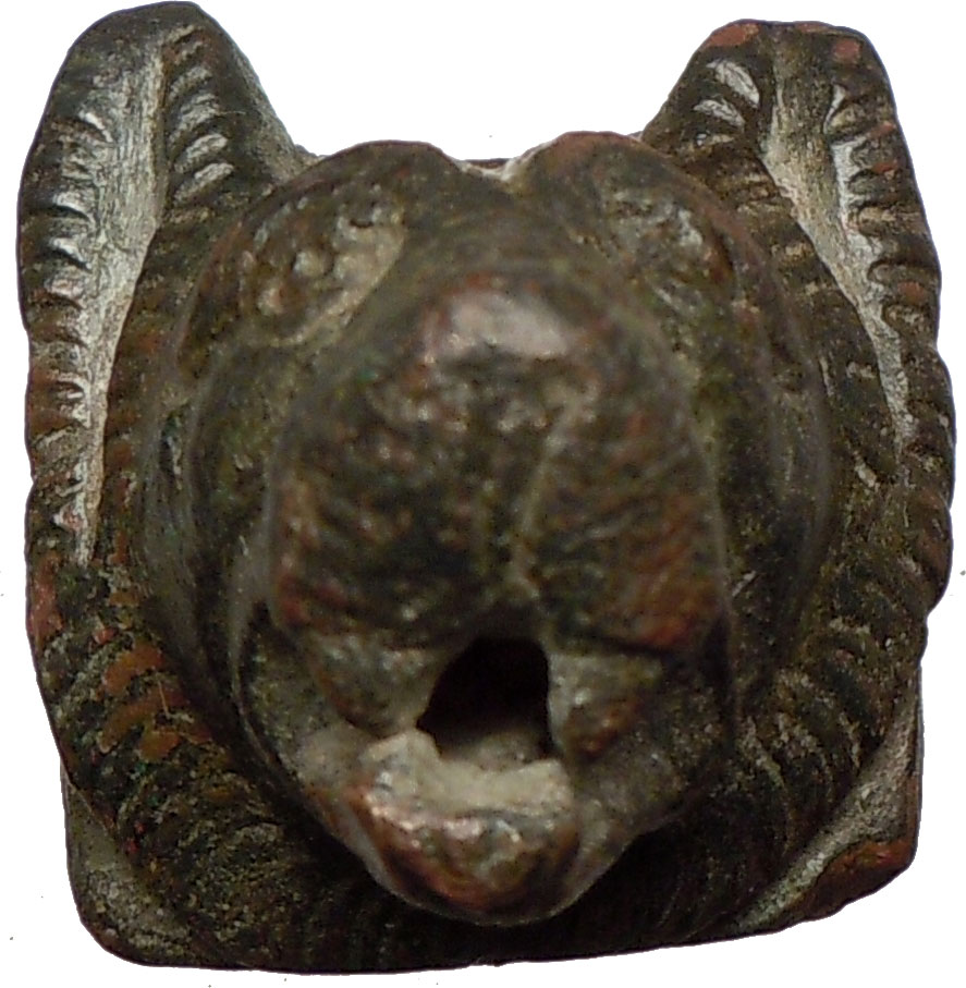 SHE WOLF Head Authentic Ancient 100BC Roman Sword Butt Genuine 