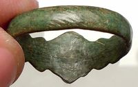   Ancient Medieval 1100AD Original Byzantine RING Jewelry Artifact