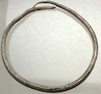 Authentic Ancient Silver Roman BRACELET circa 200BC Rare Jewelry 