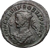   279AD Rare Authentic Ancient Roman Coin SOL SUN God Quadriga  