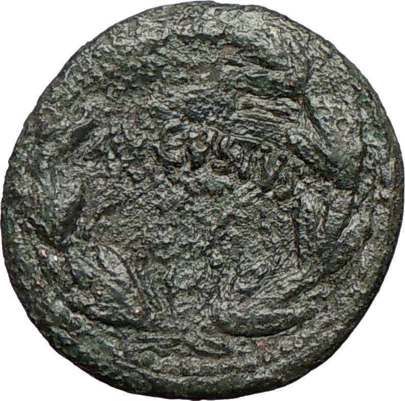 AUGUSTUS 25BC Authentic Genuine Ancient Roman Coin Wreath i24570 | eBay