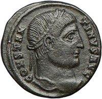 Constantine I the Great 324AD Authentic Genuine Ancient Roman Coin 