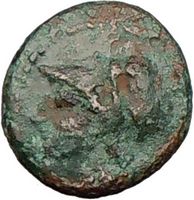 Syracuse Sicily 304BC AGATHOCLES Athena Thunderbolt Authentic Ancient 