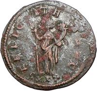 PROBUS 276AD Rare Authentic Silvered Ancient Roman Coin GOOD LUCK 