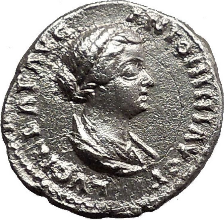 Lucilla Lucius VERUS Wife 164AD Quality Authentic Ancient Silver Roman 