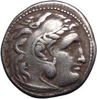 Alexander III The Great Under Lysimachos 301BC Genuine Ancient Silver 