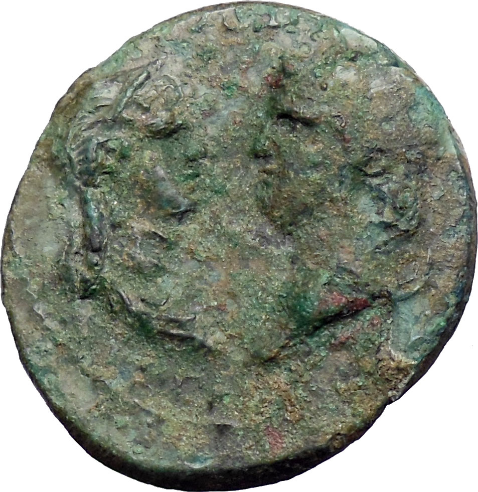 NERO & STATILIA MESSALINA 66AD Hypaepa Lydia Ancient Roman Coin Artemis ...