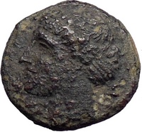 Syracuse Sicily 317BC Agathocles Apollo Pegasus Winged Horse Ancient 