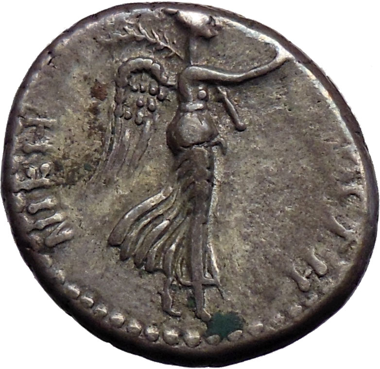 Vespasian 69AD JUDAEA CAPTA Rare Ancient Silver Roman Coin Nike Victory ...
