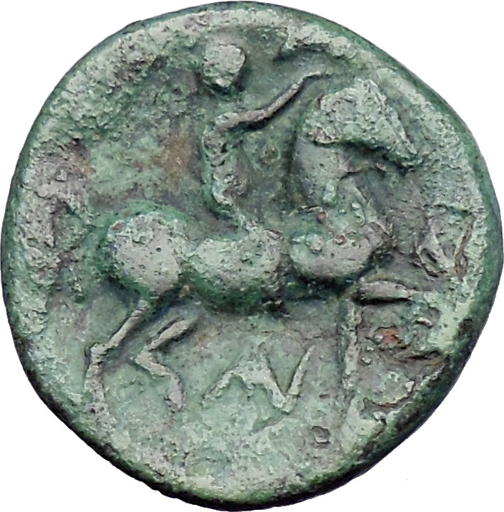 CASSANDER Macedon King Ancient Greek Coin Herakles Nude man on horse ...