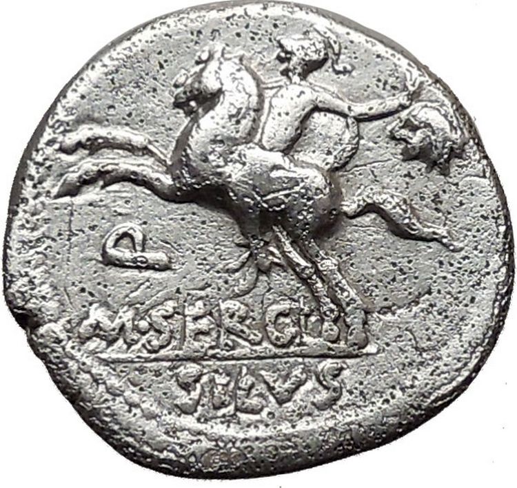 Roman Republic Hannibal 2nd Punic War Bravery Horseman 116BC Silver ...