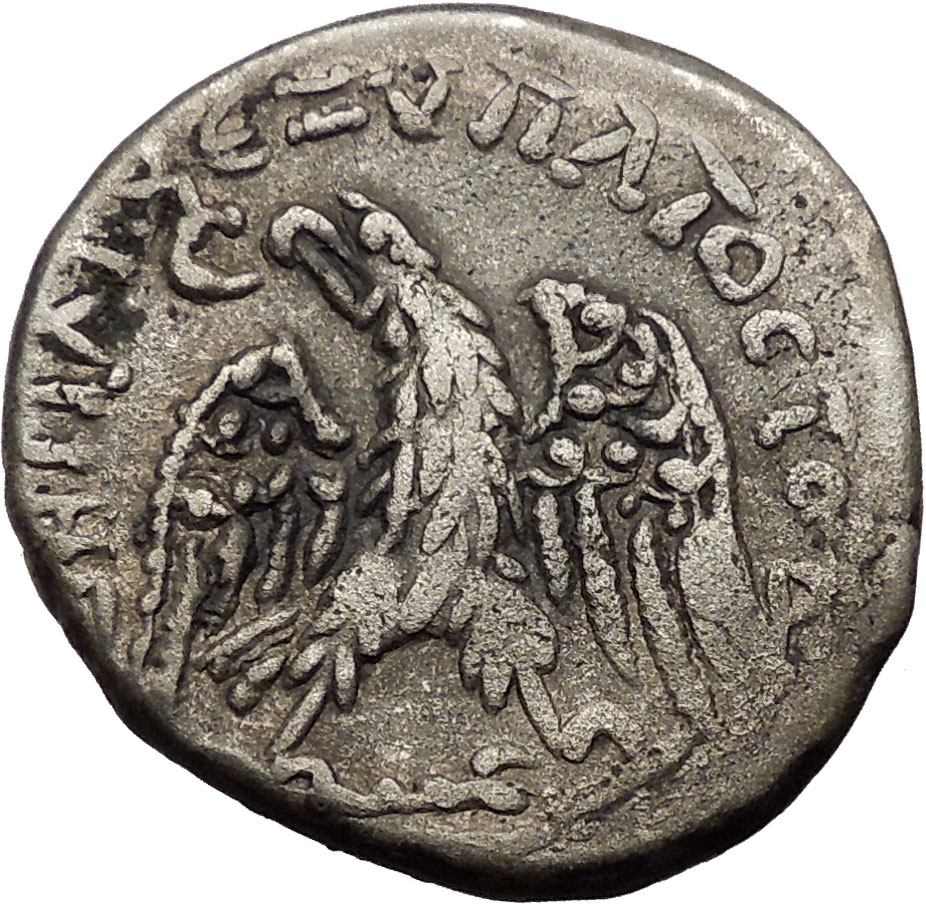 CARACALLA 215AD Berytus Large Ancient Billon Silver Roman Coin EAGLE ...