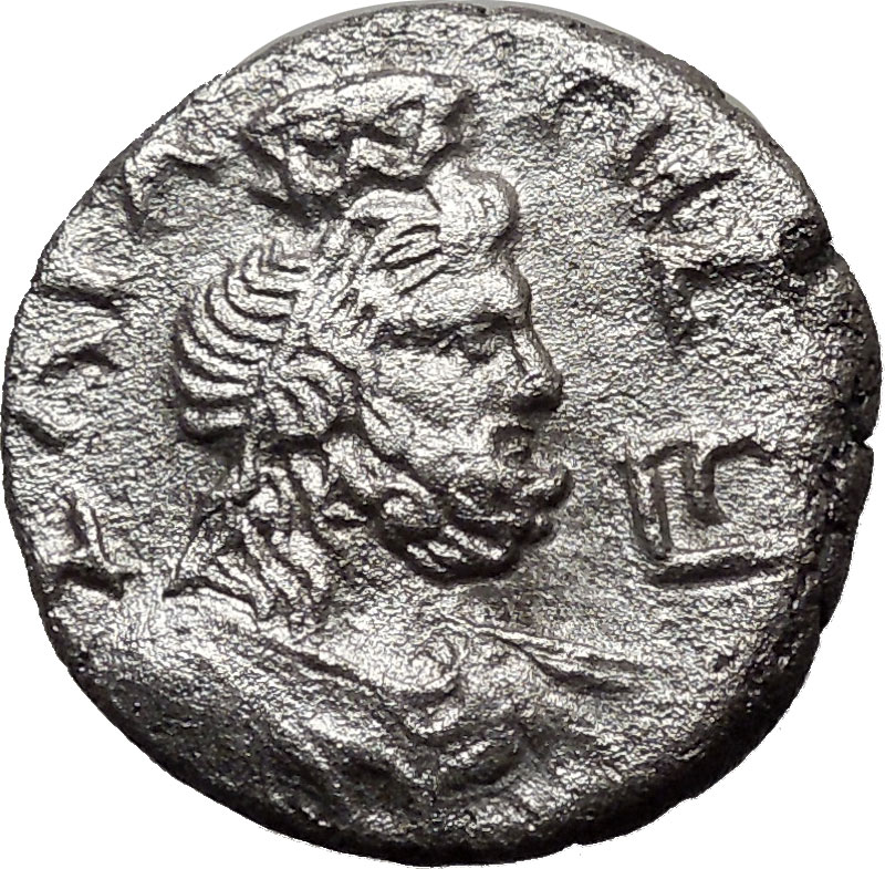 TITUS 80AD Alexandria Egypt large Silver Tetradrachm Roman Coin Serapis ...