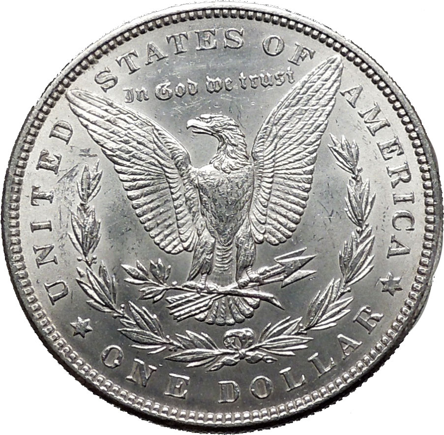 Morgan Silver Dollar 1882 Silver Authentic American Coin Liberty Eagle ...