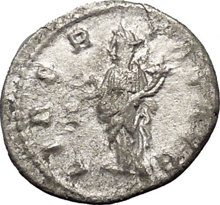 Elagabalus Bisexual Emperor 221AD Silver Ancient Roman Coin Liberty ...