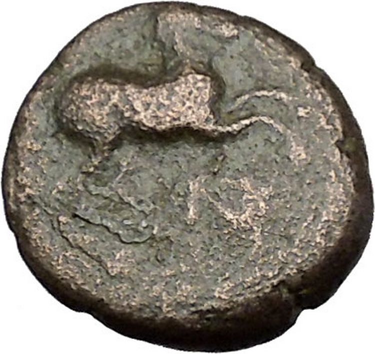 Maroneia in Thrace 400BC Original Ancient Greek Coin Horse Vine Grapes ...