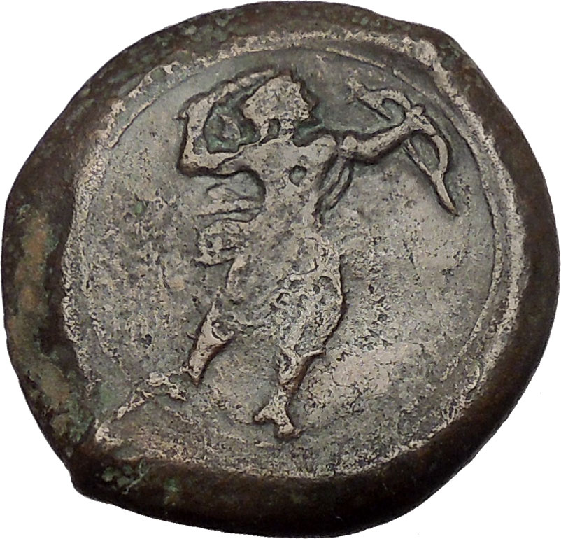 ALAISA ARCHINODEA 325BC RARE R2 Authentic Ancient Greek Coin HERCULES ...