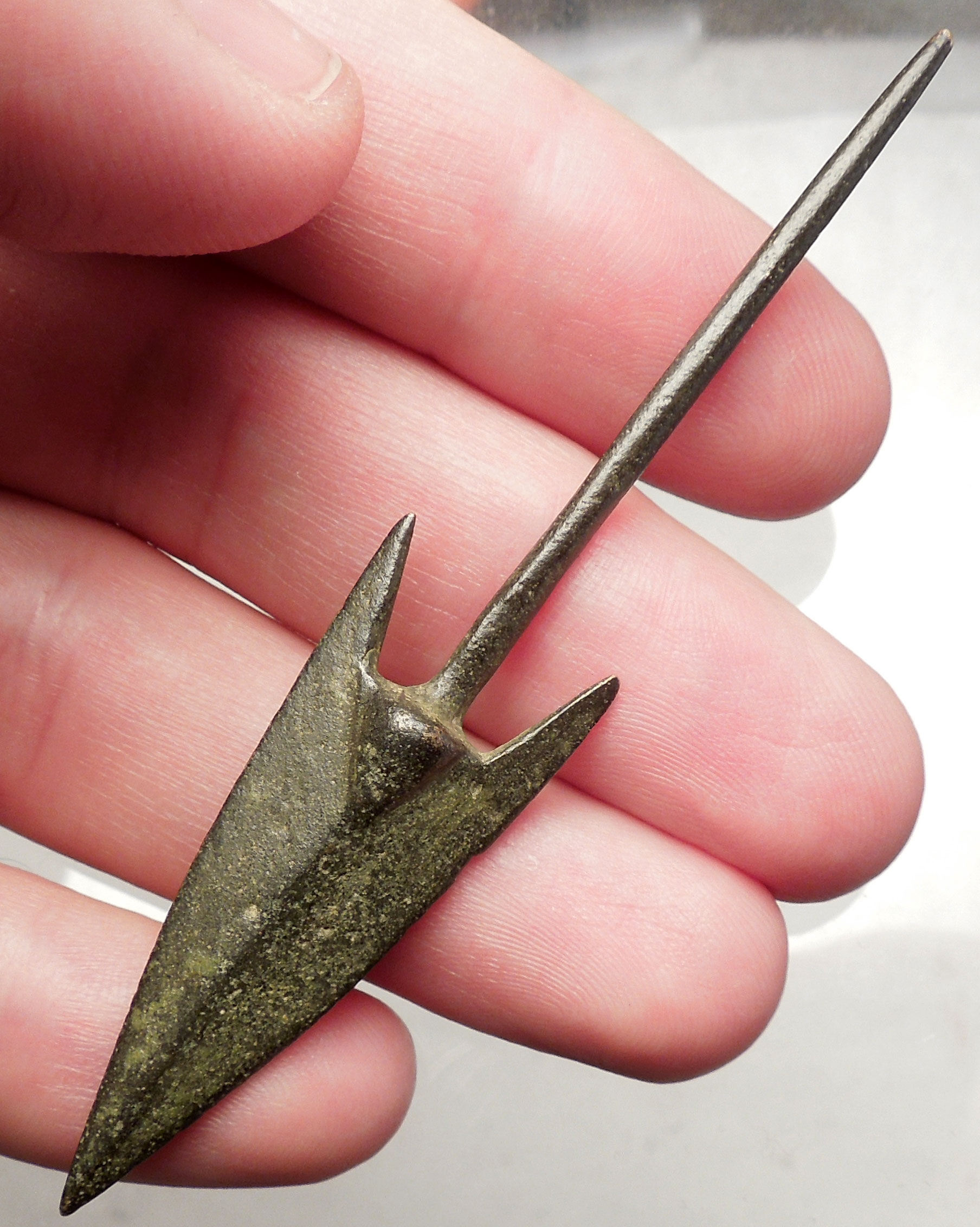 100-300AD Ancient Roman Bronze MILITARY ARROWHEAD Arrow Tip Artifact ...