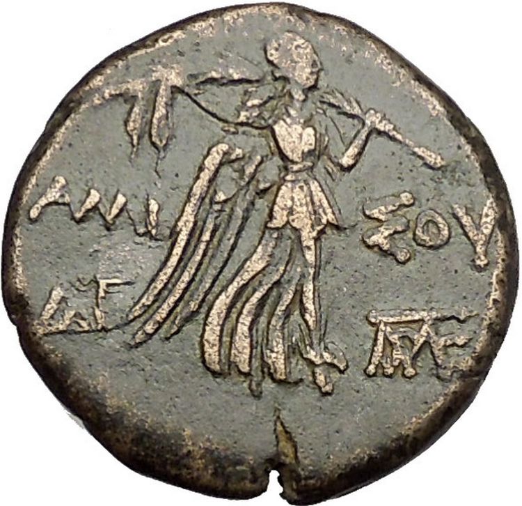 AMISOS in PONTUS MITHRADATES VI the GREAT Gorgon Aegis Nike Greek Coin ...