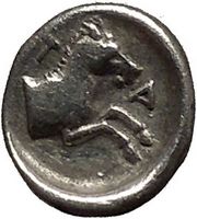 Tanagra in Boeotia 4CenBC Shield Horse Ancient Silver Greek Coin i54044 ...