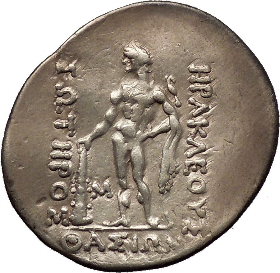 THASOS Island off Thrace Dionysus Hercules Silver Greek Tetradrachm ...