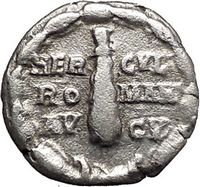 COMMODUS as HERCULES at height of MEGALOMANIA 192AD Silver Roman Coin ...