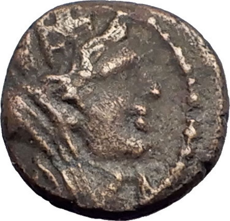 TYRE Phoenicia 114AD Trajan Time TYCHE ASTARTE Galley Ancient Greek ...