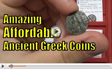 AFFORDABLE Ancient Greek and Roman COINS from circa 400BC-100AD
